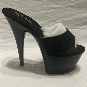 Pleaser Black High Heel Platforms